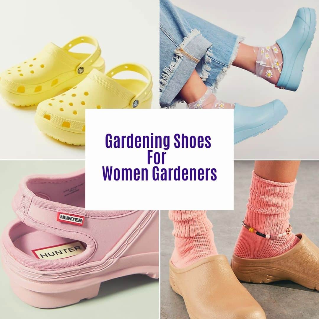  12 zapatos de jardinería para mujeres jardineras