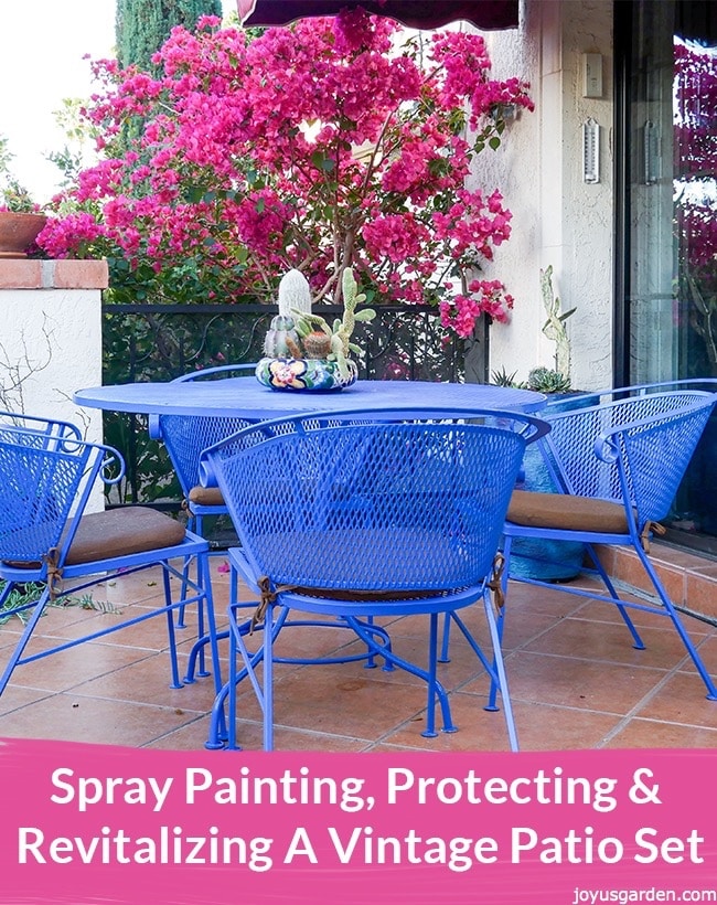  Pintura en aerosol, protección e amp; Revitalización dun conxunto de patio vintage